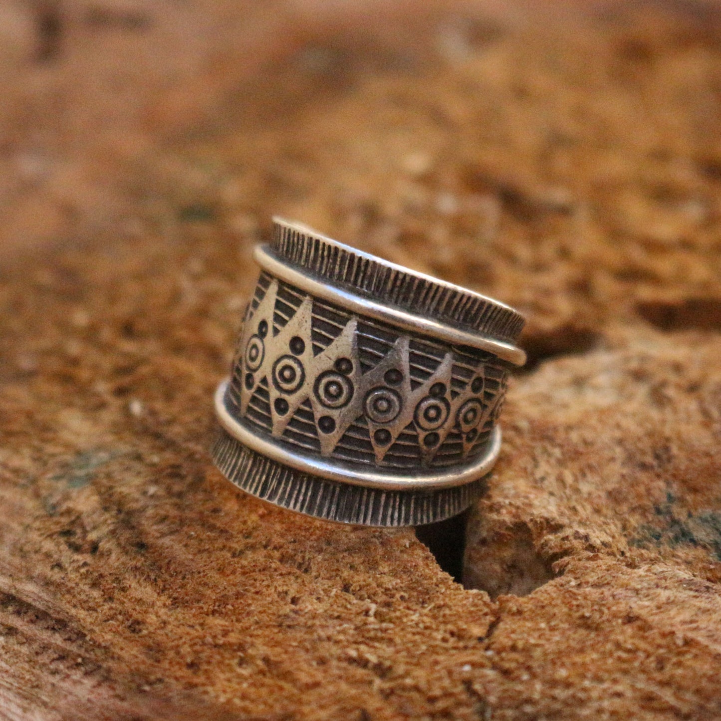 Etched Band Ring
