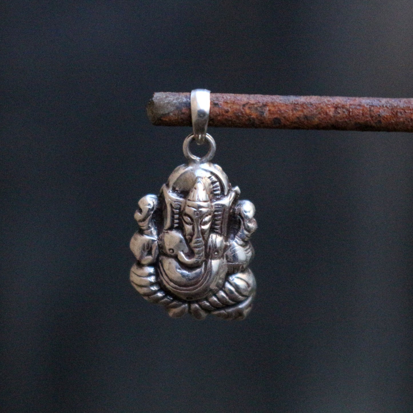 Ganesha Sterling Pendant