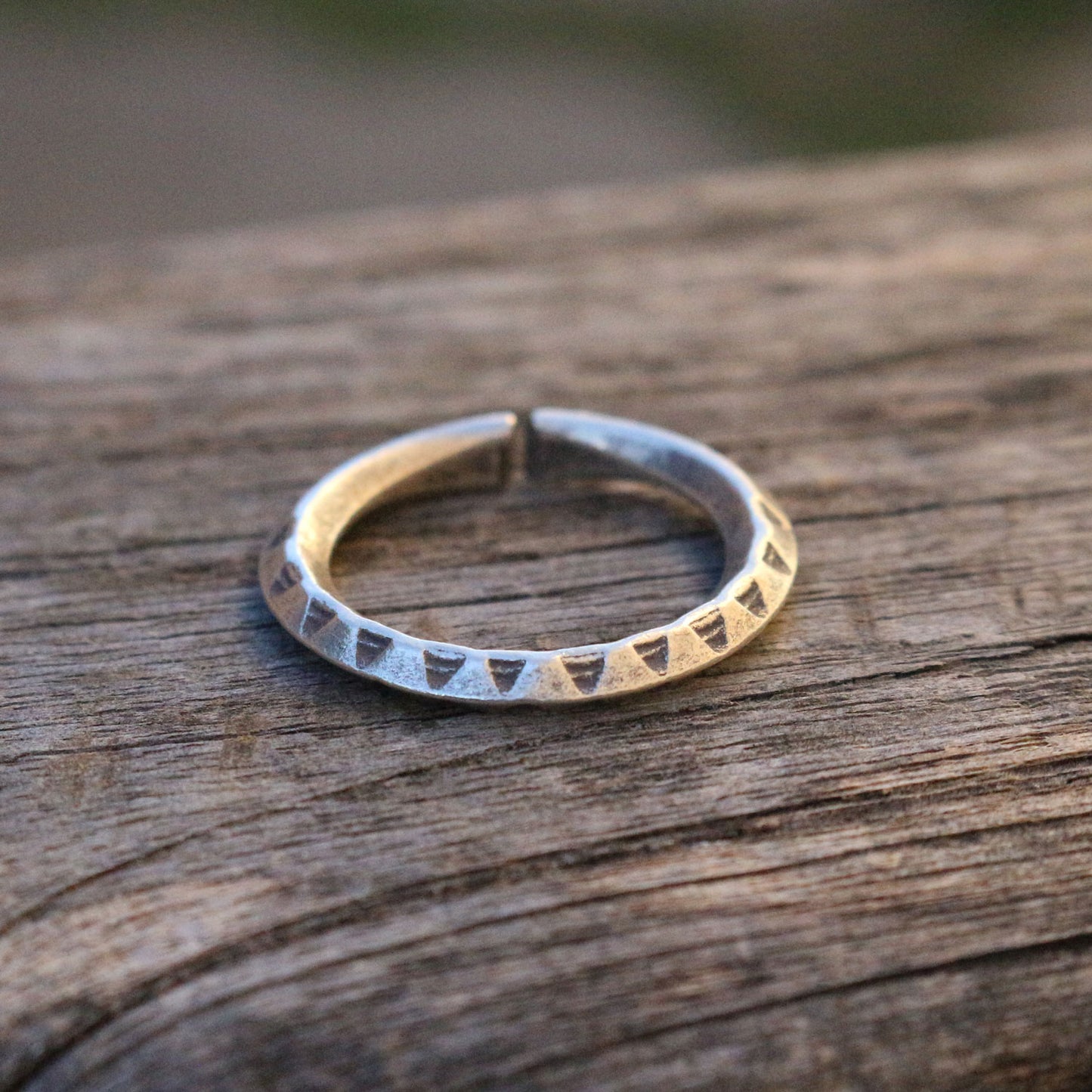 Stamped Sterling ring