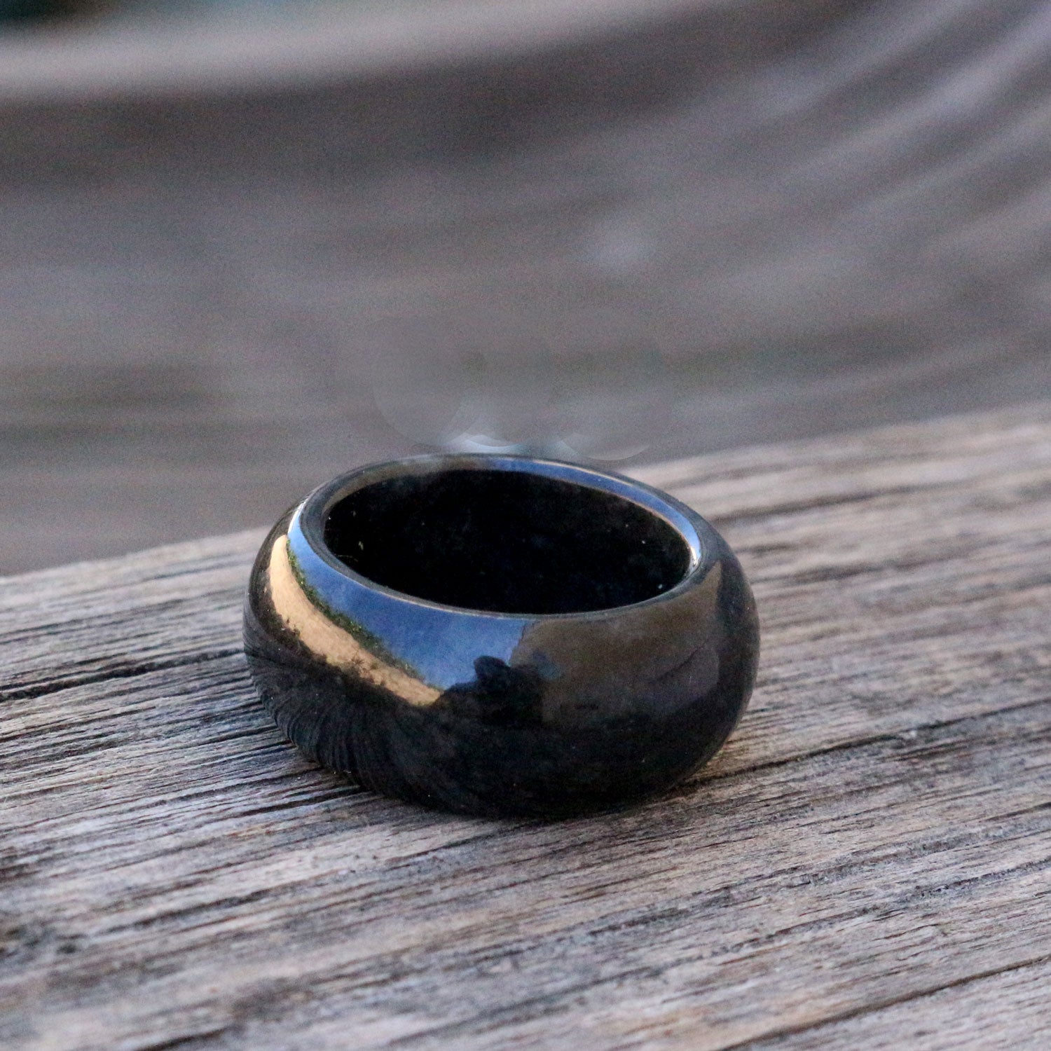 Black jade ring deals price