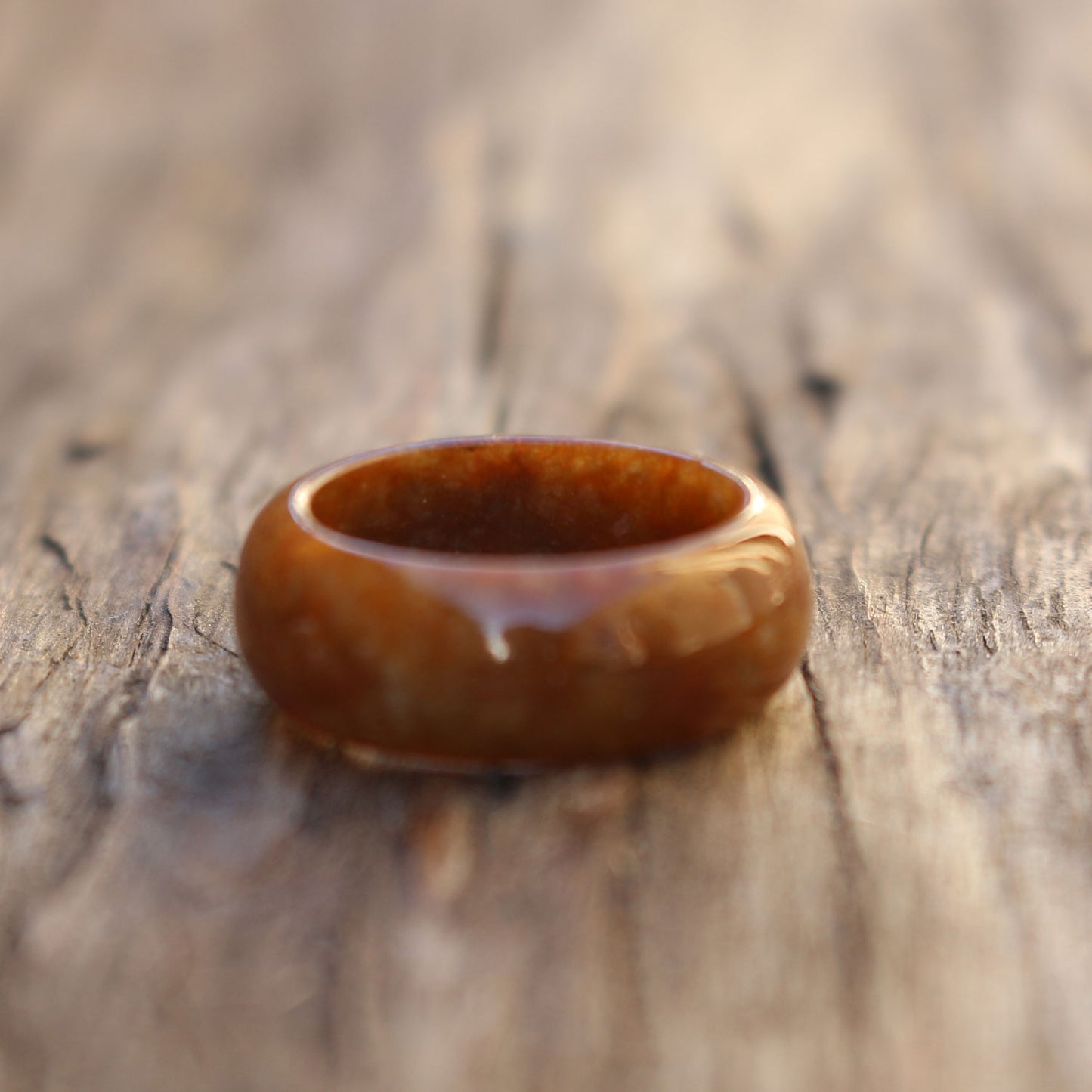 Brown Jade Ring