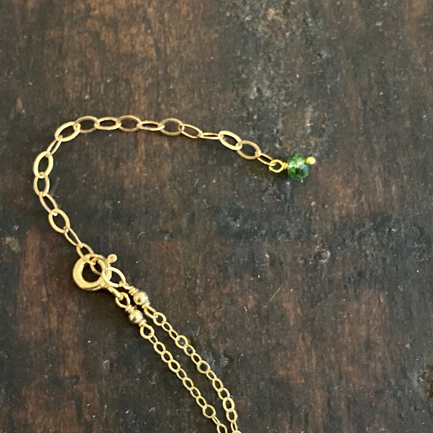Prehnite Pendant Chain Necklace