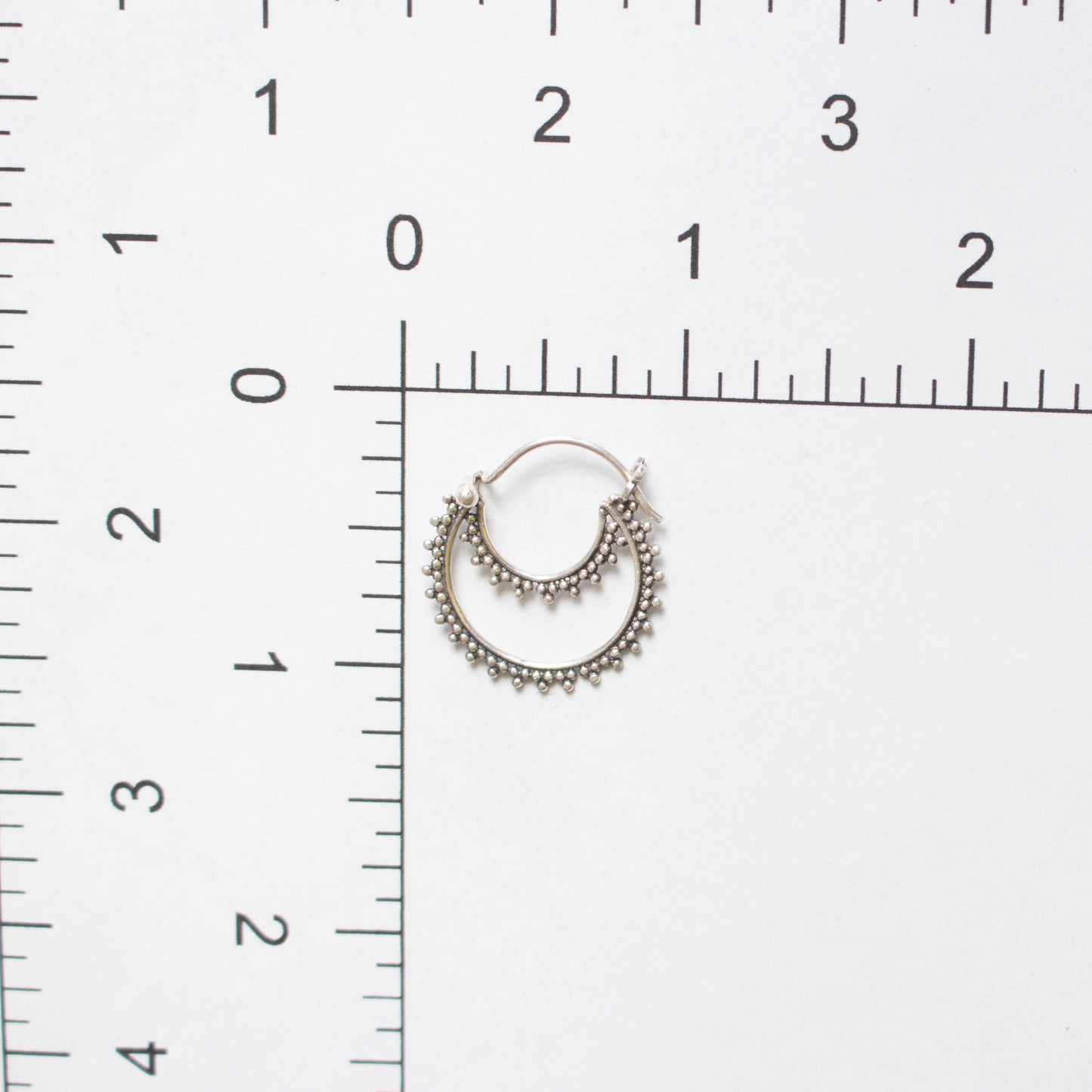 Tiny granule hoop Earrings - Trendivine