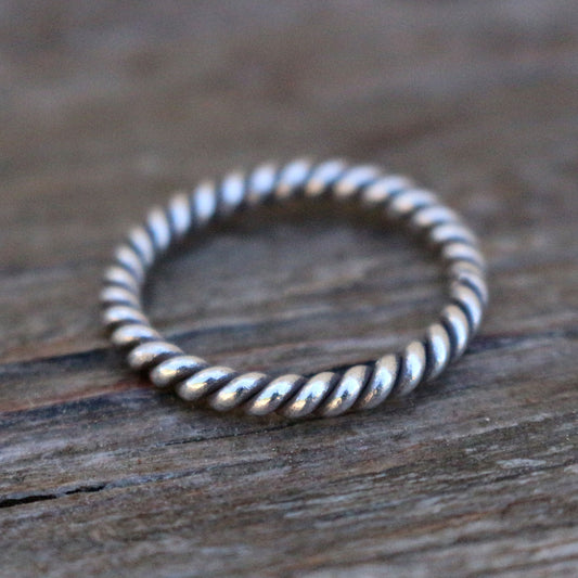 Twisted Wire Sterling Ring