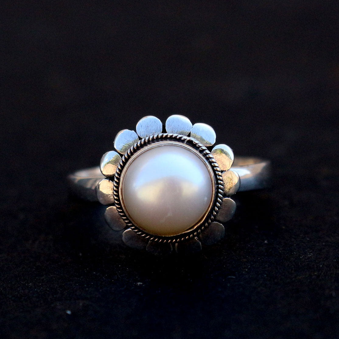 Freshwater Pearl Silver Ring