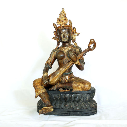 Saraswati Goddess statue