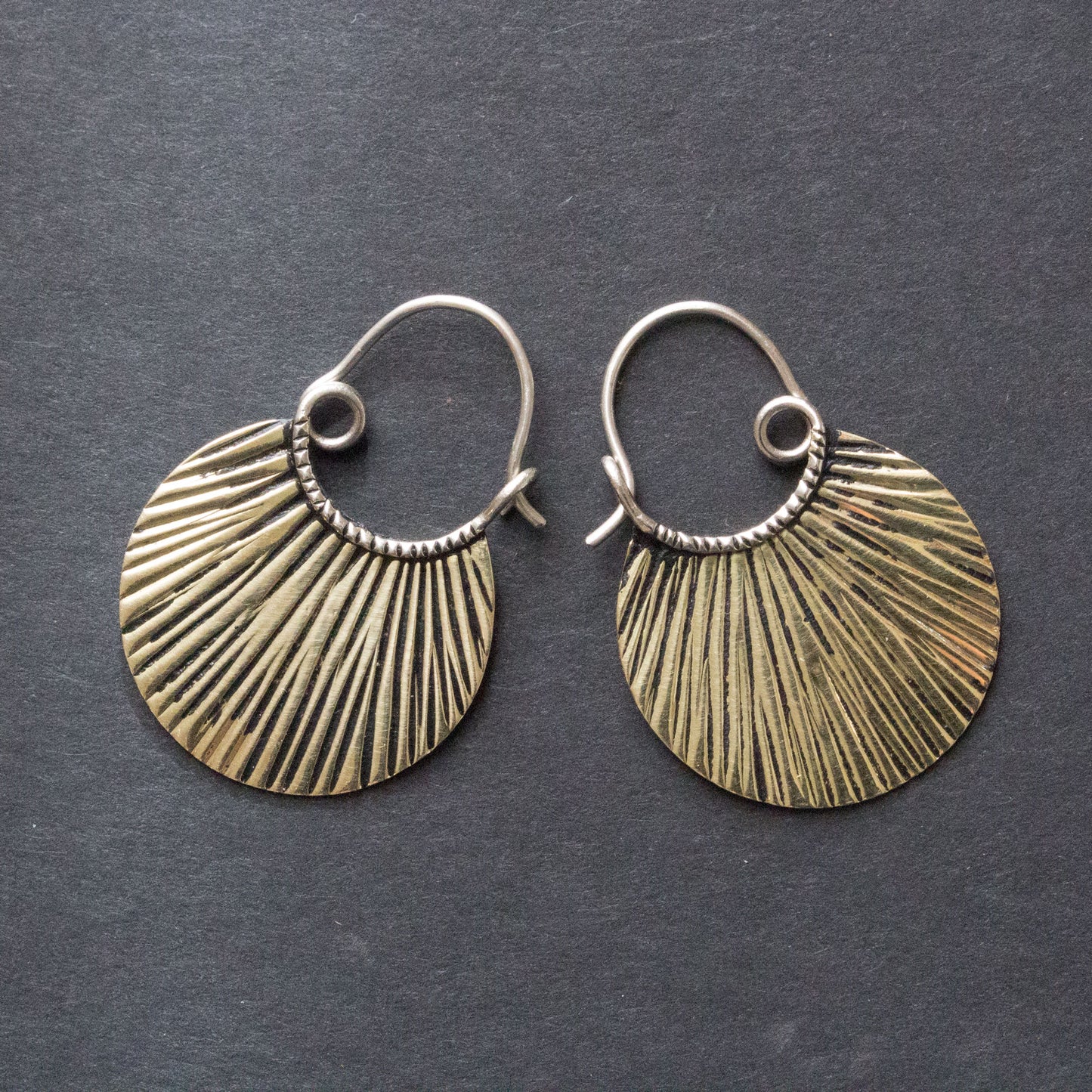 Brass Dangle Earrings