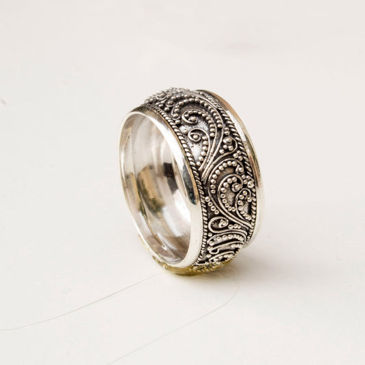 Filigree Sterling Silver Ring