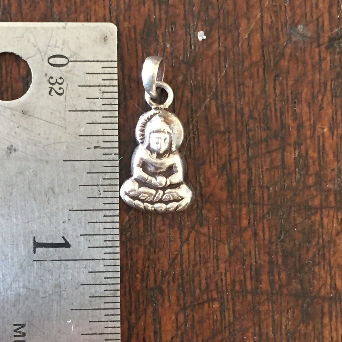 Sakyamuni Silver Charm