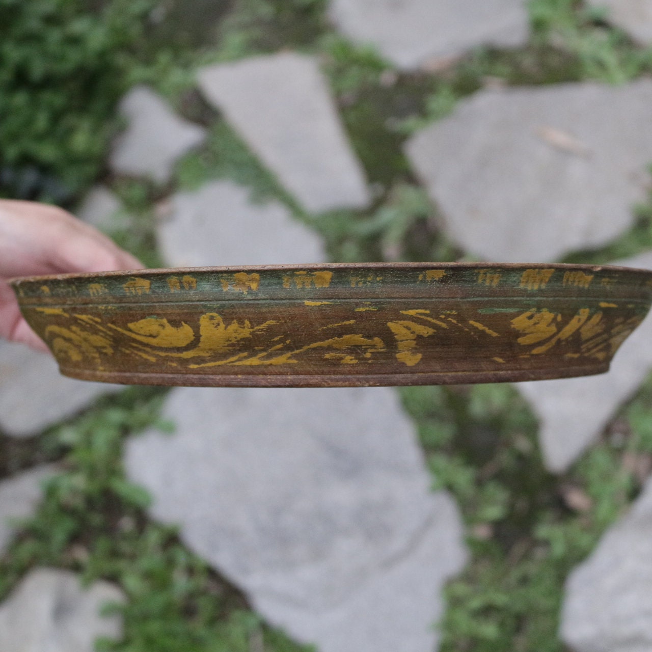 Vintage Balinese Offering Tray