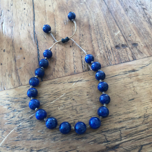 Lapis Lazuli Wrist Mala