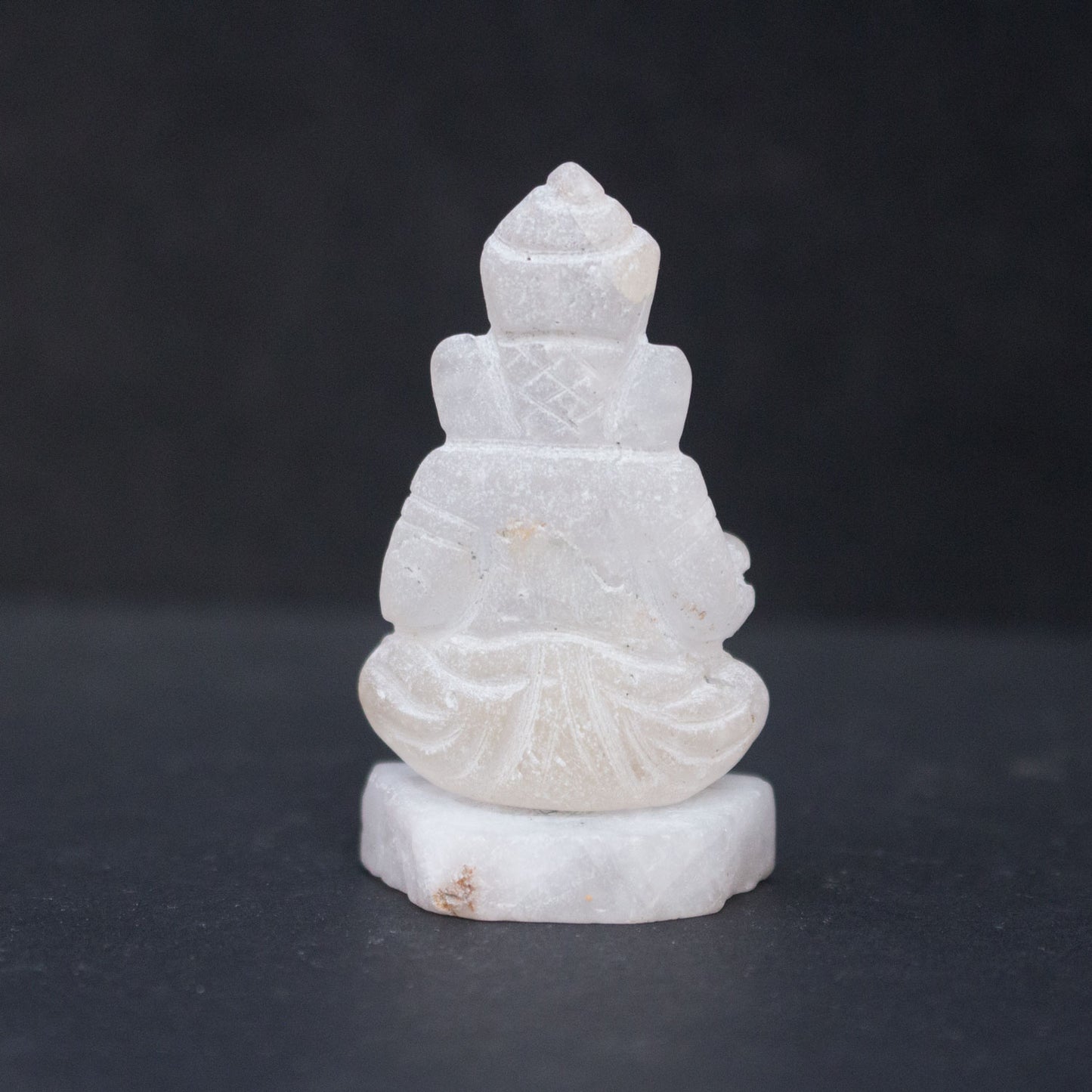 Natural quartz Ganesha