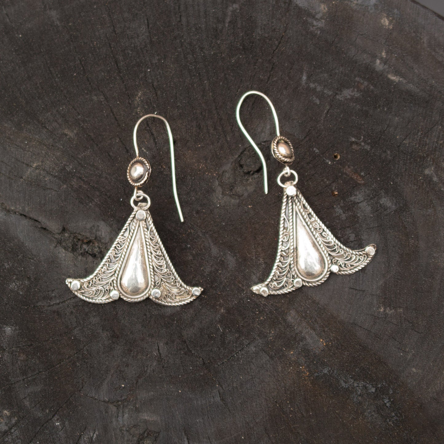 Silver Filigree earrings