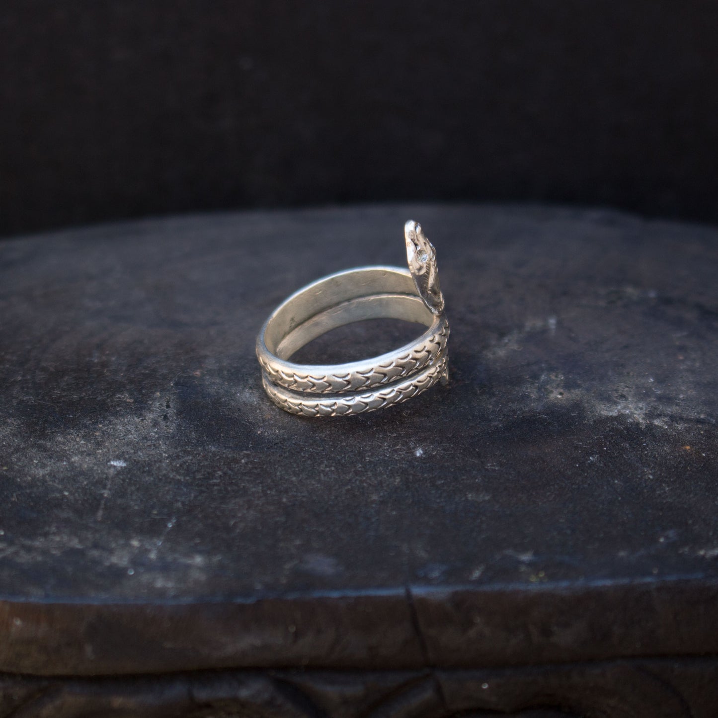 Silver Snake Ring